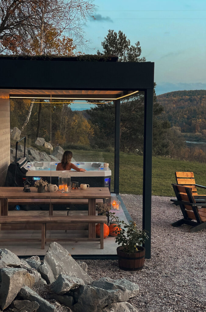 szklana pergola stodoły babice